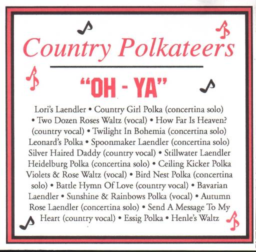 Country Polkateers "Oh Ya" - Click Image to Close